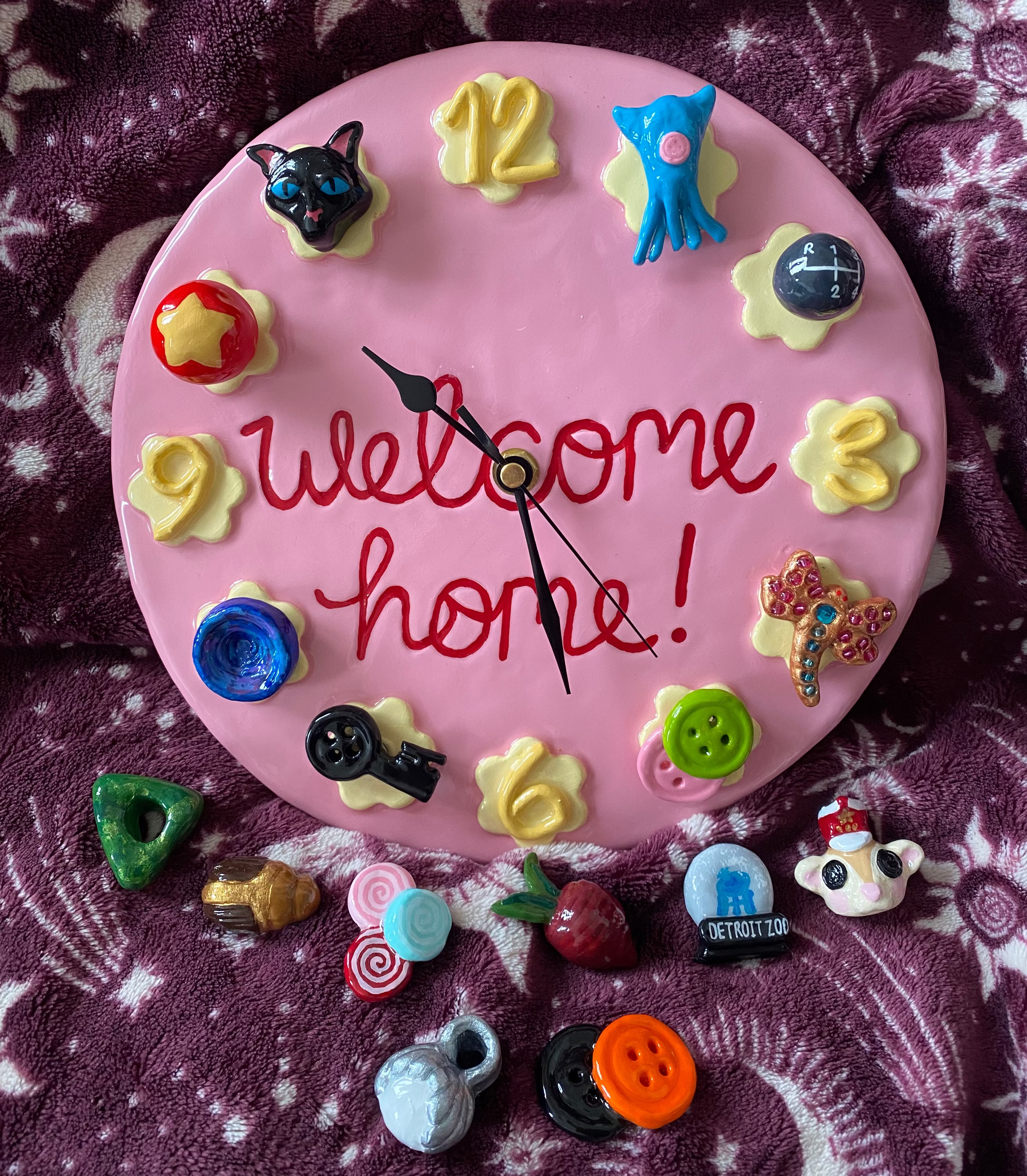 Coraline Magnetic Clock