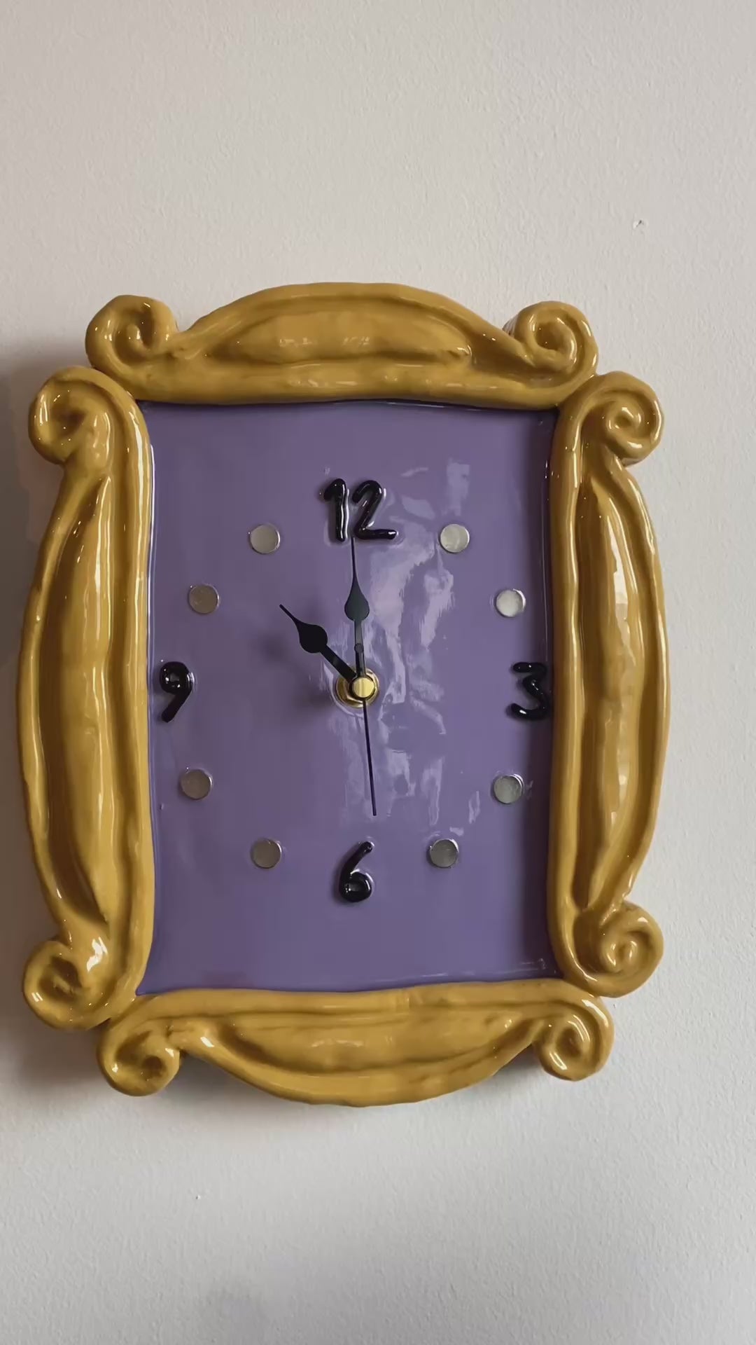 Door Frame Magnetic Clock